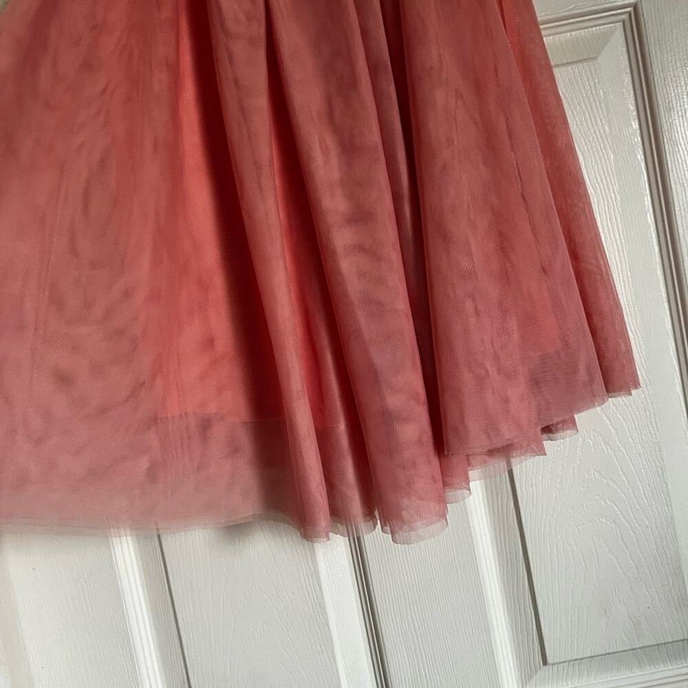 ModCloth women's Pink Tulle Layered Midi Skirt XS - Picture 3 of 10